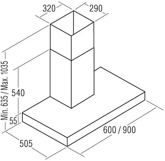 Вытяжка EXITEQ SIBOX 100-6 inox — фото