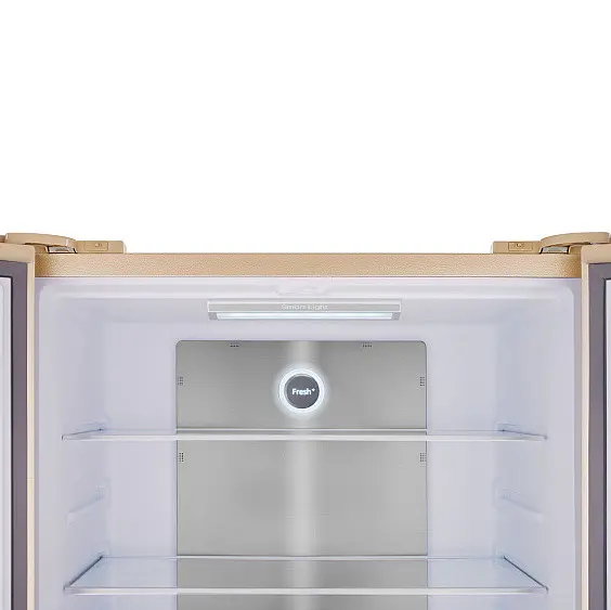 Холодильник TESLER RCD-545I beige glass — фото