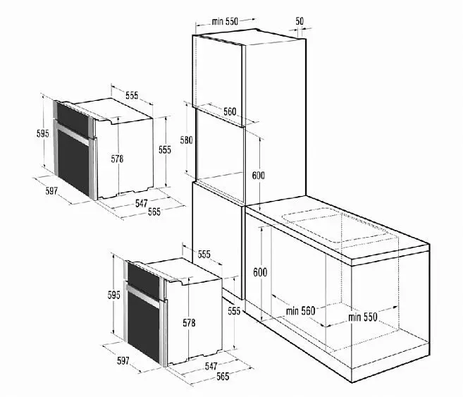 Электрический духовой шкаф GORENJE bo635e20b-2 — фото