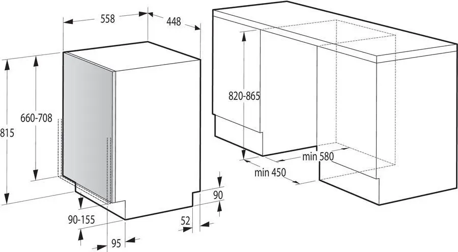 Посудомоечная машина GORENJE GV52040 — фото