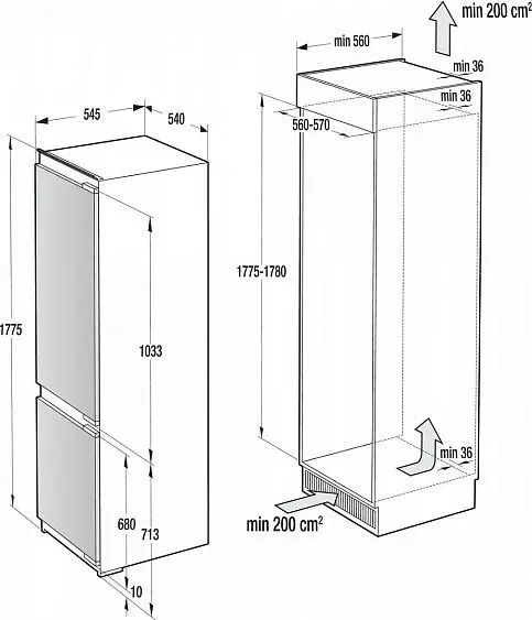 Холодильник GORENJE nrki 5181 cw — фото