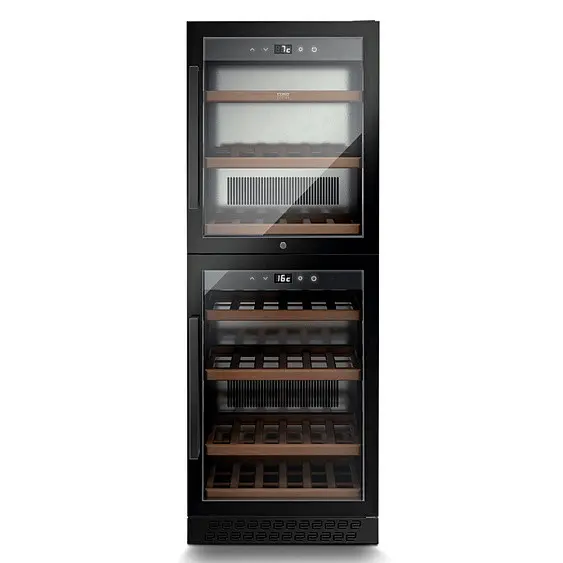Винный шкаф CASO WineChef Pro 126-2D black — фото