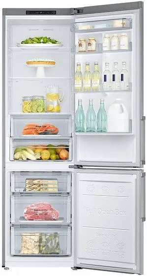 Холодильник SAMSUNG RB37J5100SA серебристый — фото
