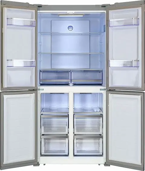 Холодильник HIBERG RFQ-490DX NFXd inverter — фото