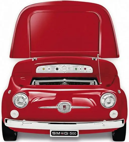 Однокамерный холодильник высотой свыше 80см SMEG smeg500r — фото