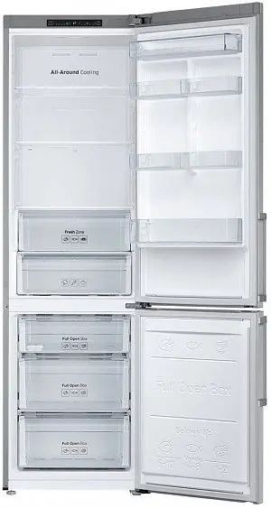 Холодильник SAMSUNG RB37J5100SA серебристый — фото