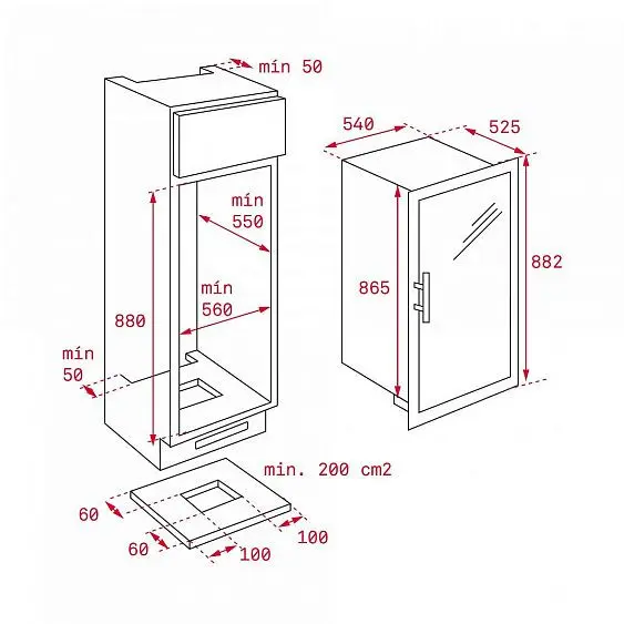 Винный шкаф TEKA RVI35 — фото