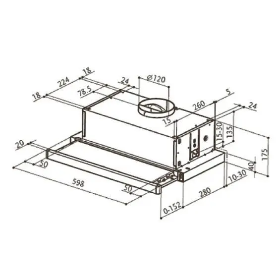 Вытяжка FABER FLEXA PLUS INOX A60 — фото