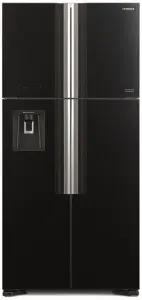 Холодильник HITACHI R-W 662 PU7 GBK черное стекло
