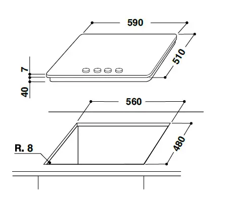 Поверхность WHIRLPOOL gma 6411 wh — фото