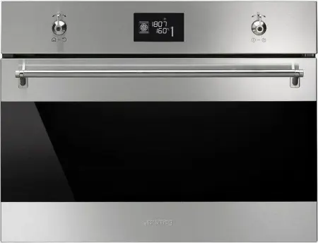 Электрический духовой шкаф SMEG SFP4390X — фото