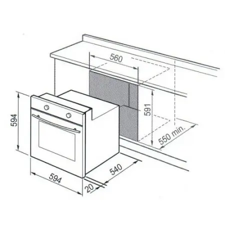 Духовой шкаф DELONGHI pgga 4 x — фото