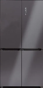 Холодильник LEX LCD505 steel skin Cross Door