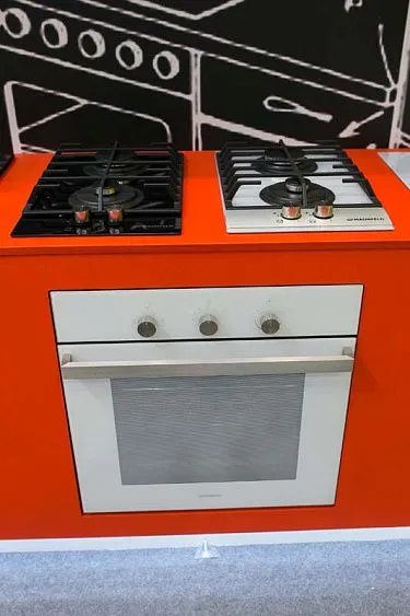 Электрический духовой шкаф MAUNFELD meof.676w (цвет белый+белое стекло)