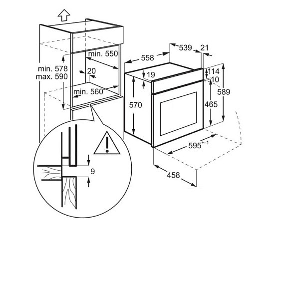 Духовой шкаф ELECTROLUX OKD5H70BX