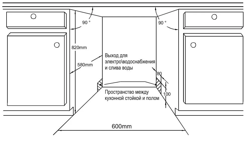 Посудомоечная машина LERAN BDW 60-148 C