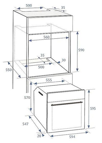 Электрический духовой шкаф BEKO BIE22301X