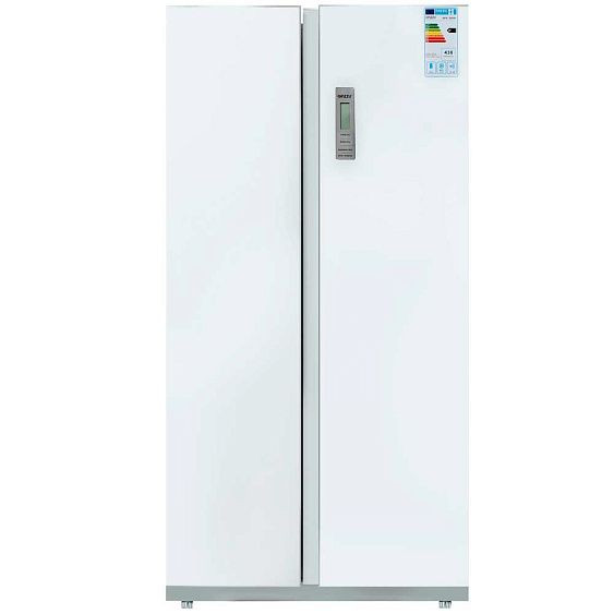 Холодильник GINZZU NFK-580 Glass (white)