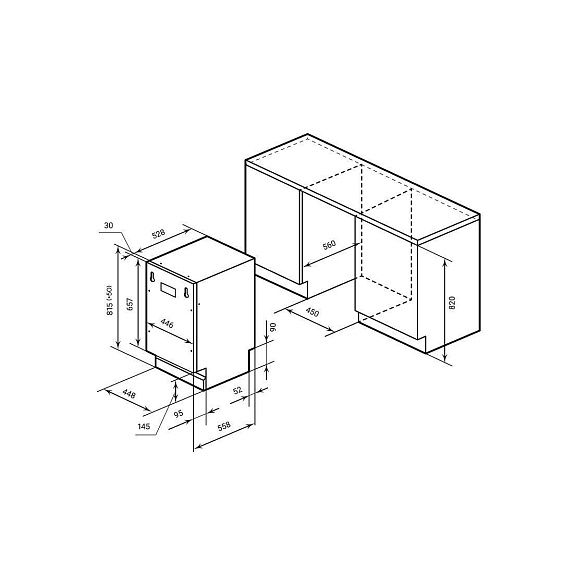 Посудомоечная машина LEX PM 4552N
