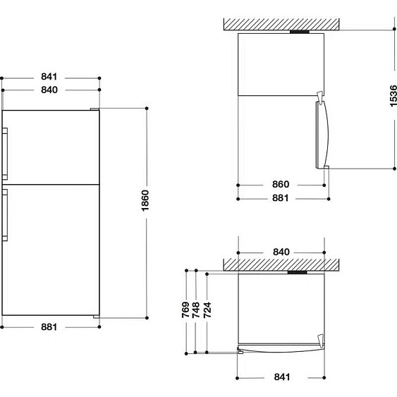Холодильник WHIRLPOOL W84TE 72 M
