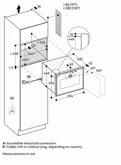 Духовой шкаф GAGGENAU GM450120