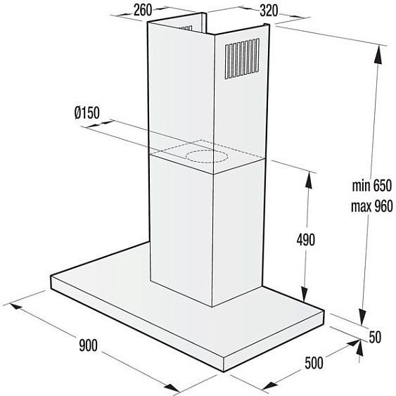 Вытяжка GORENJE WHT961STX