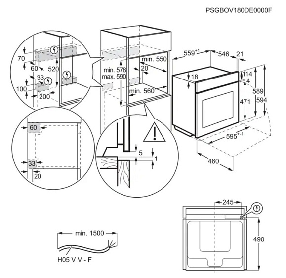 Духовой шкаф electrolux eoe7p31z