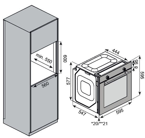 Духовой шкаф KUPPERSBERG HF 609 B