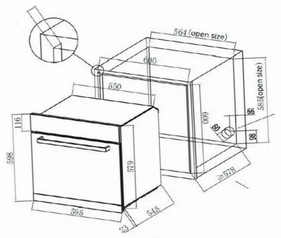 Духовой шкаф DELONGHI DEO 615 NB TENNA