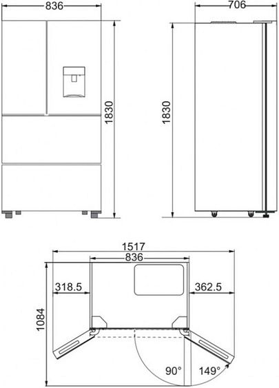 Холодильник KAISER KS 80425 ElfEm N