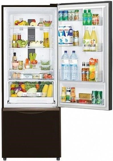 Холодильник HITACHI R-B 502 PU6 GBW коричневое стекло