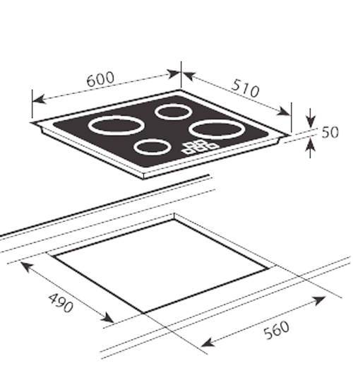 Электрическая поверхность TEKA irf 641