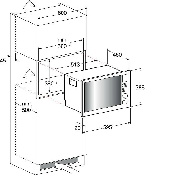 Kuppersberg hmw 650 bx схема встраивания