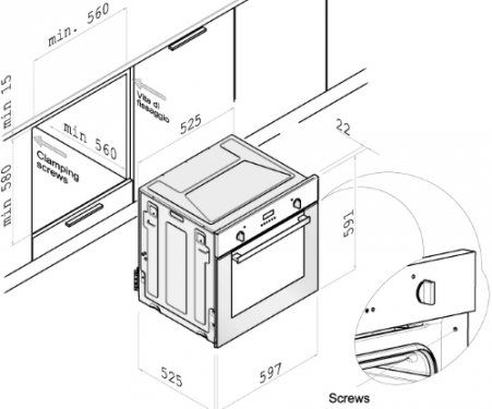 Духовой шкаф KORTING oeg 771 cfx