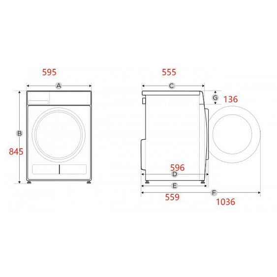Сушильная машина SCHAUB LORENZ SLR HW820