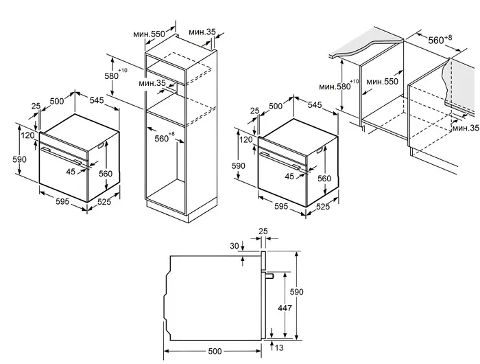 Духовой шкаф MAUNFELD AEOD60106B2