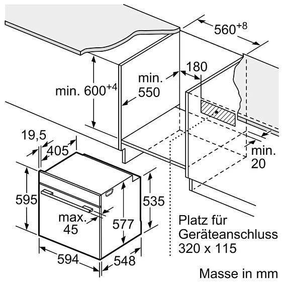 Духовой шкаф BOSCH HBG7722B1