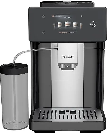 Кофемашина WEISSGAUFF WCM-340 TFT Automatic Touch Cappuccino Nero