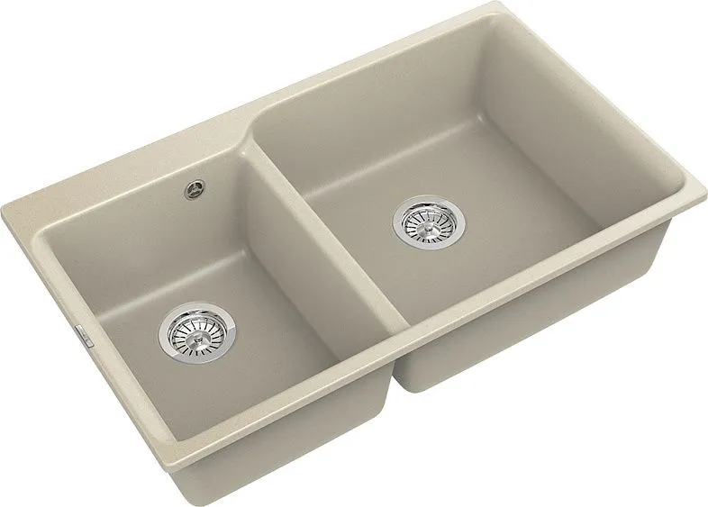 Кухонная мойка RIVELATO AXEL 90D beige scuro