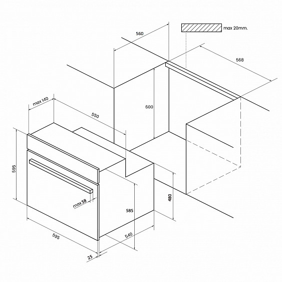 Духовой шкаф KUPPERSBERG ha 663 t
