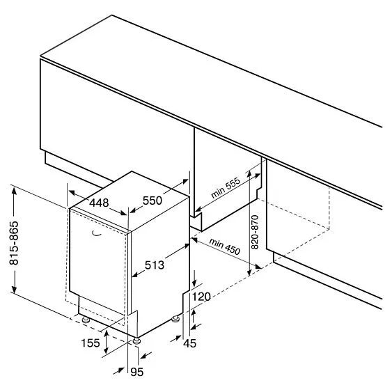 Посудомоечная машина KRONA ROSSA 45 BI