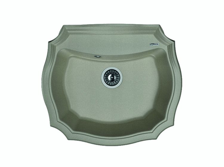 Кухонная мойка FLORENTINA Эмилия 640 серый шелк (20.355.D0640.307)