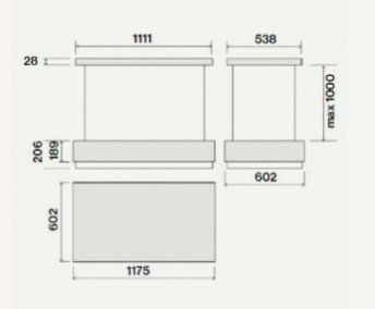 Вытяжка FALMEC Levante Isola 600 120 WH