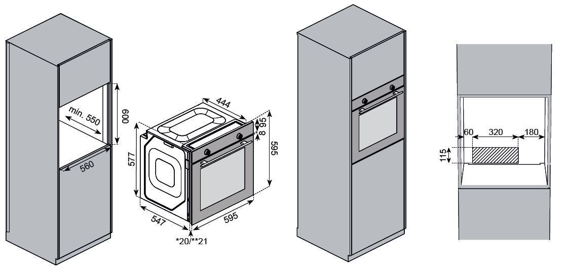 Духовой шкаф KUPPERSBERG HO 608 B