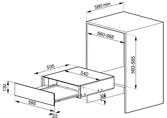 Подогреватель посуды SMEG ct15-2