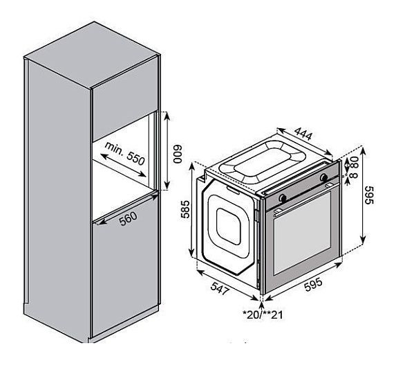 Духовой шкаф KUPPERSBERG KSO 610 SG