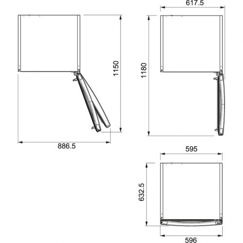 Холодильник FRANKE FCBF 340 NF LED XS A+