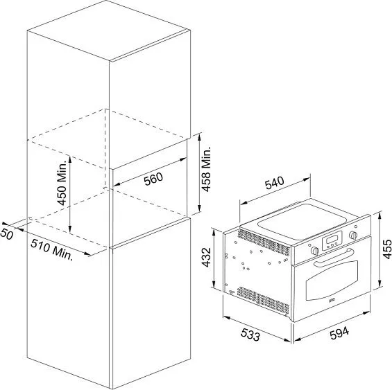 Духовой шкаф FRANKE FMW 45 CL G PW (131.0743.449)