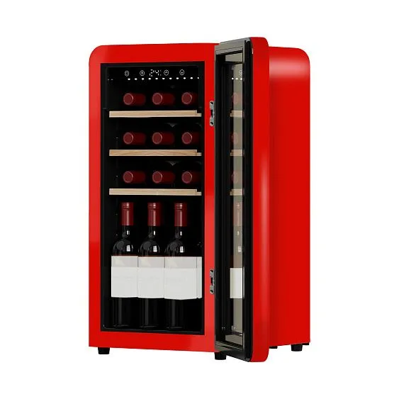 Винный шкаф TESLER CWC-188 RUBY RED — фото