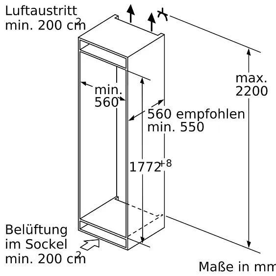 Холодильник BOSCH KIF81HOD0